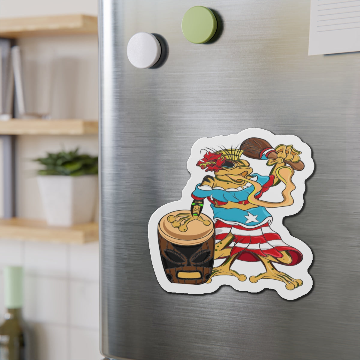 Die-Cut Magnets - Puerto Rican Isabela Coqui
