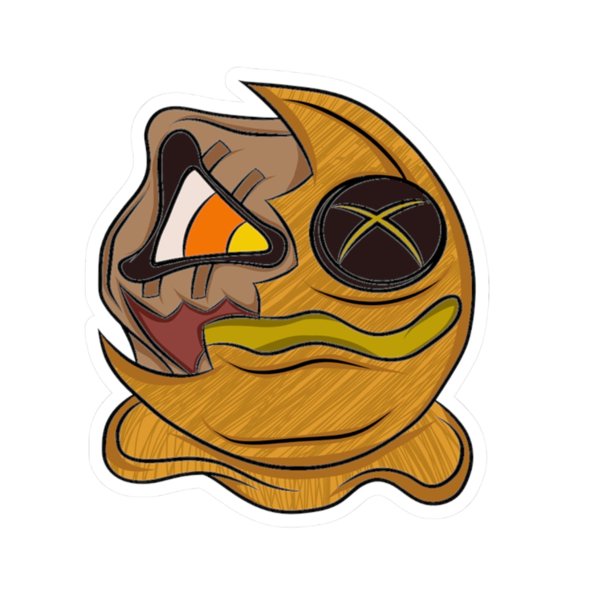 Halloween Trick or Treat Sticker