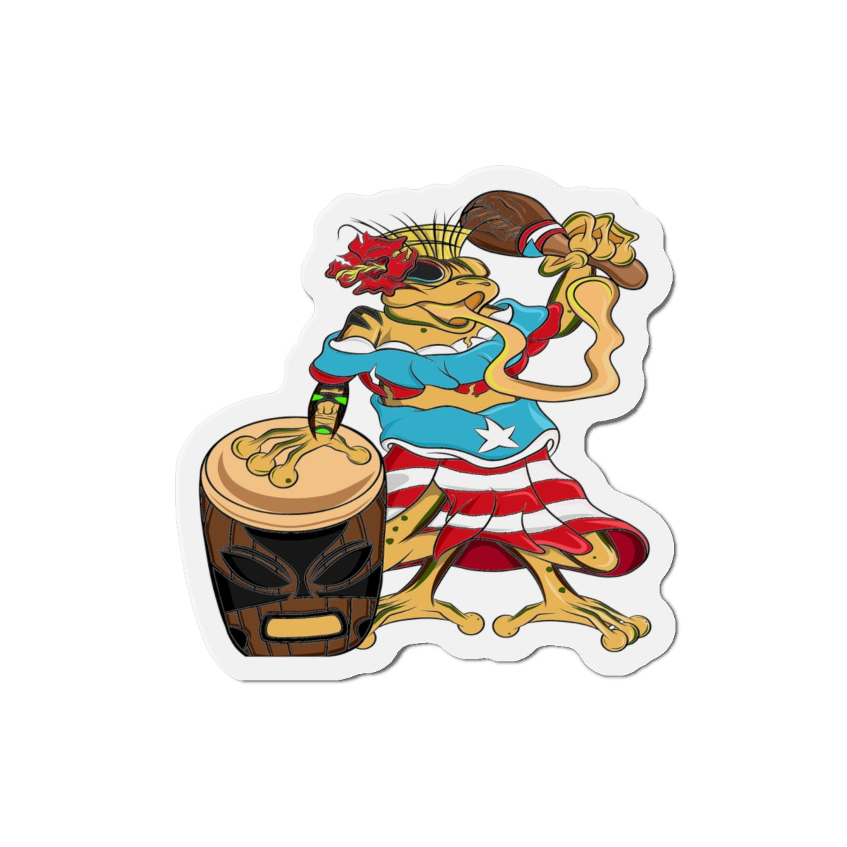 Die-Cut Magnets - Puerto Rican Isabela Coqui