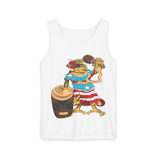 Tank Top - Puerto Rican Isabela Coqui Print