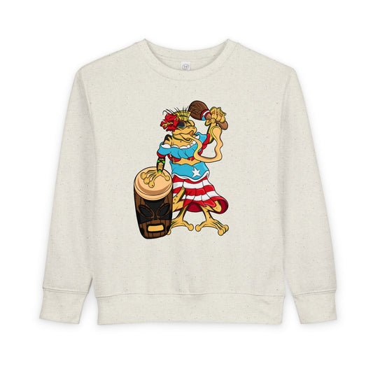 Toddler Sweatshirt - Puerto Rican Isabela Coqui Design